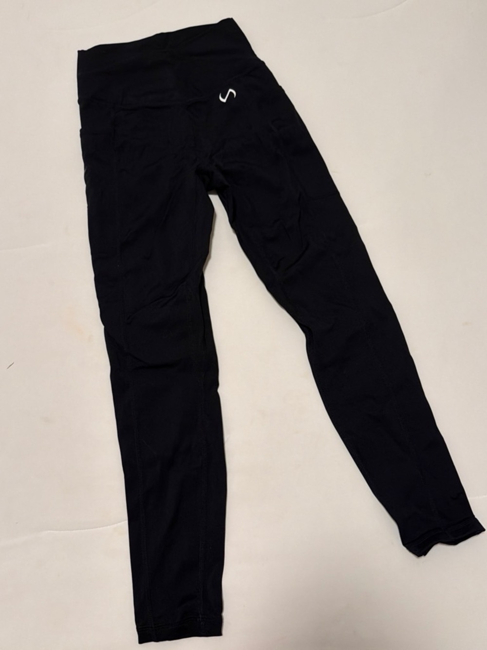 Women's High-Waist Black Performance Leggings